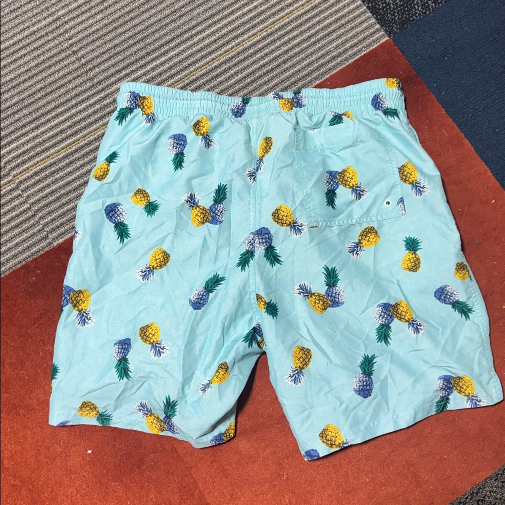 Pineapple Print Swim Shorts - Picture 4 of 4